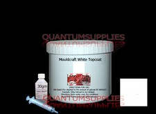 WHITE TOPCOAT / FLOCOAT 250g kit  FOR FIBREGLASS moulds, resin boat repair