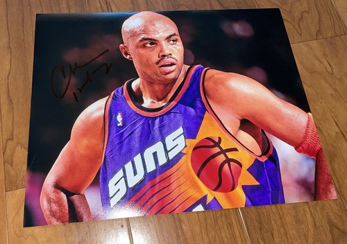 Charles Barkley Signed 11x14 Photo Suns
