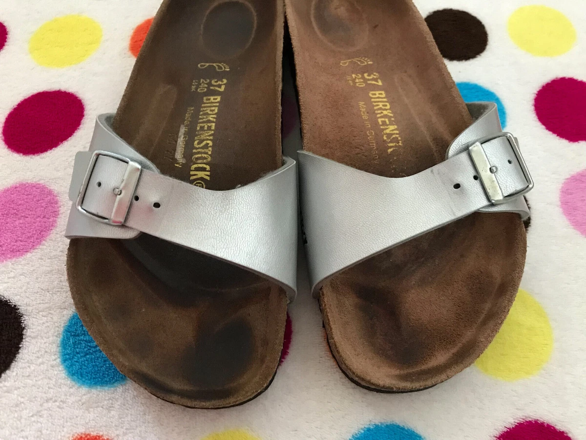 Silver madrid hotsell birkenstocks uk