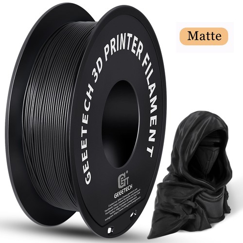Geeetech Filament do drukarki 3D 1KG 1,75 mm PLA / ABS / PETG / TPU / jedwab / mat czarny - Zdjęcie 15 z 17