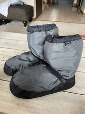 Bloch Linna Max Size L 8-10 Dance Warm Up Booties Black/Gray