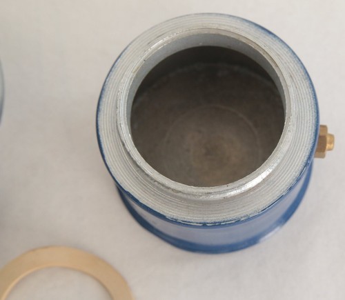 La Reginella Moka Pot in Blue + Spare gasket - Stovetop Coffee Maker INOXPRAN - Picture 13 of 20