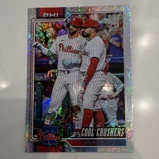 Topps 2026 Series 1 Cool Crushers Harper & Schwarber Sandglitter Phillies #197