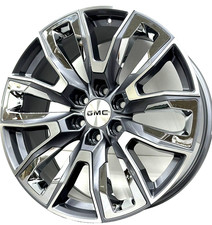 22 Gunmetal Chrome Machine Oe 95513 Replica Wheels Gmc Denali Ultimate 6x5.5 22 Gunmetal Chrome Machine Oe 95513 Replica Wheels Gmc Denali Ultimate 6x5.5