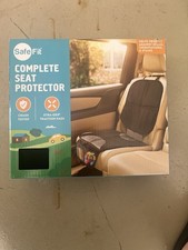 SafeFit Complete Car Seat Protector Durable Water Resistant Xtra-Grip Black