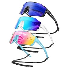 Kids Polarized Baseball Sunglasses for Boys Girls - Youth Softball Cycling Sp...