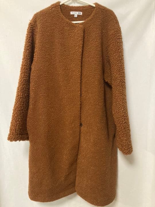Uniglo x JW Anderson Women Jacket Collaboration Boa Fleece Coat Limited Edition