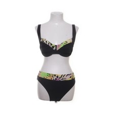 Lidea, Bikini, Größe: 90F, Elasthan/Polyamid, Schwarz/Mehrfarbig, Blumen #la7