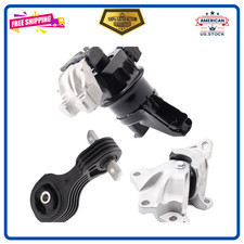 Set of 3 Engine Motor  Trans Mounts for 2012-2015 Civic 1.8L Coupe Sedan