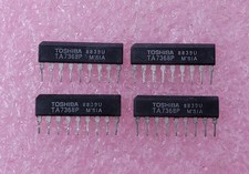 Lot of 4 - Toshiba - TA7368P Linear IC Low Power Amp, Audio 9Pin SIP