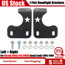 For Nissan Silvia S14 240SX Kouki Zenki 1995-98 Front Headlight Brackets 1 Pair