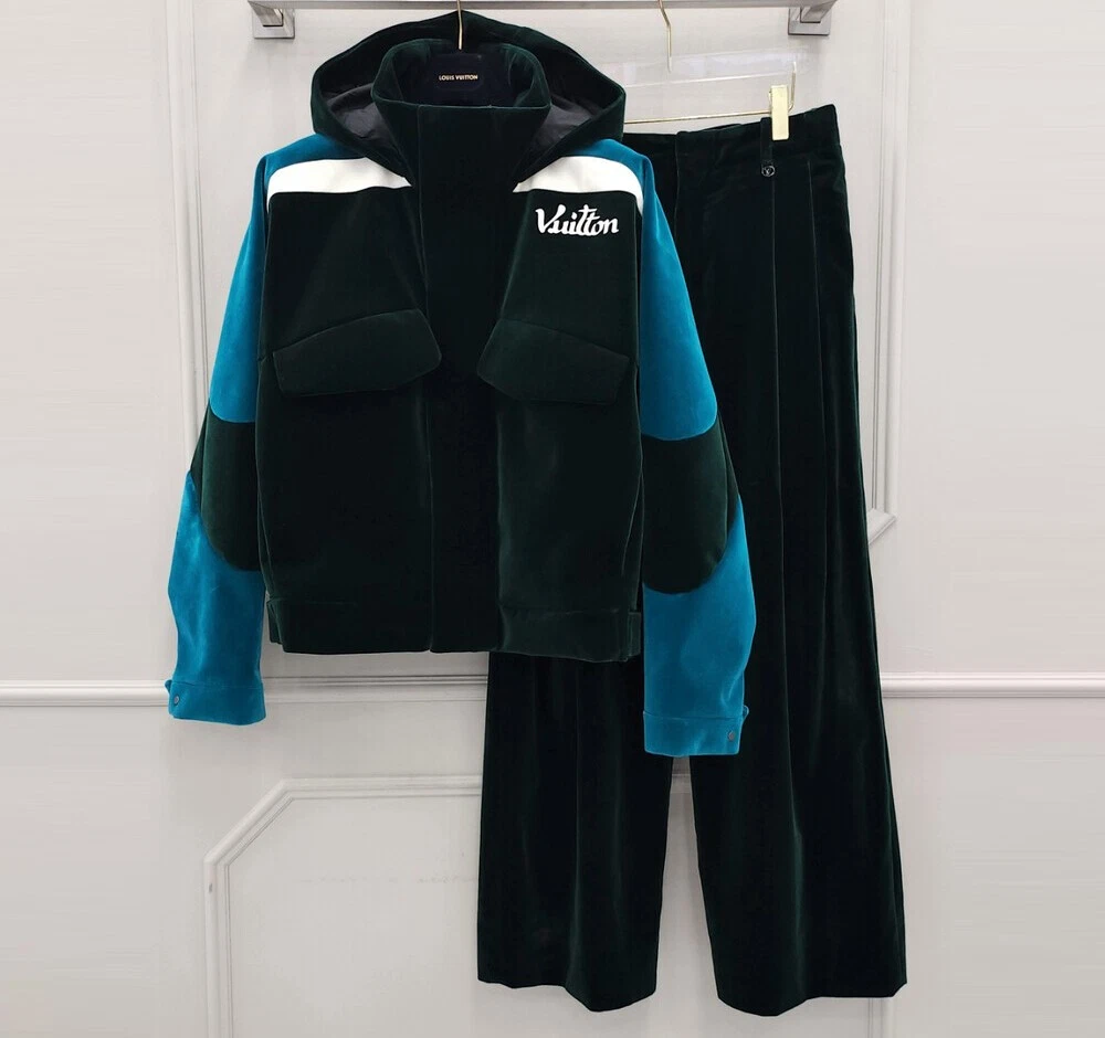 LOUIS VUITTON（LV） Giacca a vento Louis Vuitton in velluto con nastro tecnico 76469013