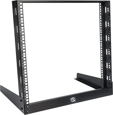 RIVECO 12U Desktop Rack for Audio & Network Devices 19 Inch 2 Post 12U, black 