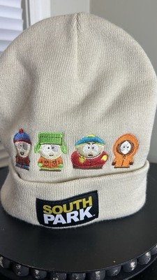 South Park Beige Beanie Embroidered Stan Kyle Cartman Kenny Unisex Hat