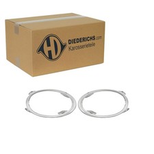 DIEDERICHS BLENDEN SET CHROM STOßSTANGE VORNE passend für RENAULT MEGANE