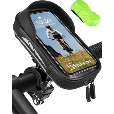 Handyhalter  Fahrrad Motorrad 7 Zoll, 360° rotierbar, Rain Cover