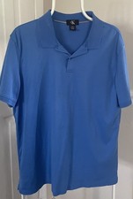 Men's Calvin Klein Polo Shirt Blue Size Large Golf, Preppy, Classic