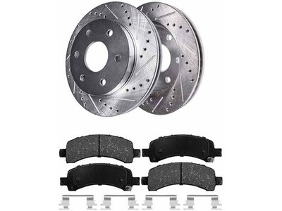 Rear Brake Pad and Rotor Kit fits Chevy Express 1500 2003-2014 23FSDR