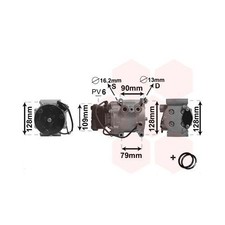 1x Kompressor, Klimaanlage VAN WEZEL 1800K105 passend für FORD MAZDA