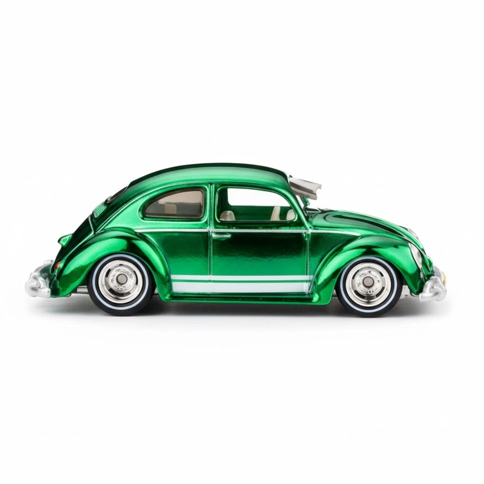 Hot Wheels RLC Exclusive Kawa-Bug-A Membership Car Spectraflame Dark Green - Image 4 of 4