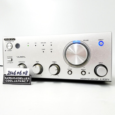 ONKYO A-905FX Pre-Main Integrated Stereo Amplifier Silver Audio VL