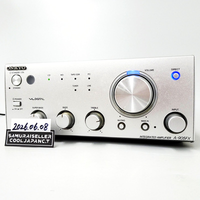 ONKYO A-905FX Pre-Main Integrated Stereo Amplifier Silver Audio VL