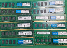 Micron Lot of 10 8 GB 1500 DDR3/L Desktop Memory - TESTED
