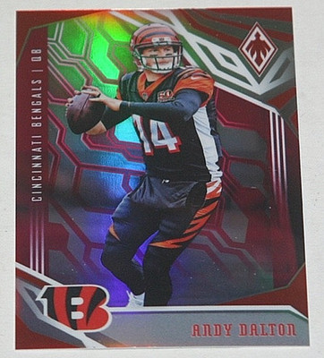 2018 Panini Phoenix Football PINK #19 - Andy Dalton 152/199