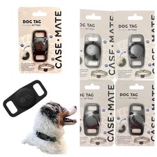 NWT Case Mate LOT x4 Dog Air Tag Collar Holder Case Airtag Apple Black 30