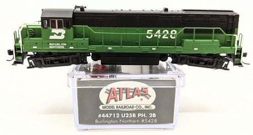Locomotora diésel Atlas 44712 escala N Burlington Northern GE U25B #5428 LN/caja | Condition: Used