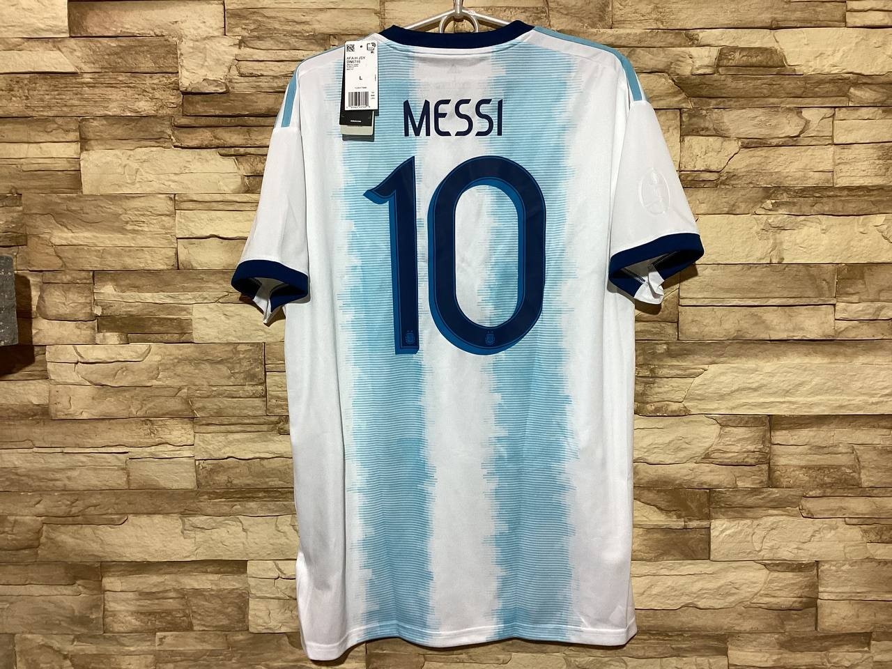ARGENTINA 2019 2020 Home Football Shirt Soccer Jersey Adidas #10 Messi Sz L