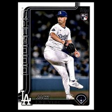 Jack Dreyer Rookie #US77 2025 Topps Update Los Angeles Dodgers Baseball Card MLB. rookie card picture