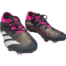 Adidas Predator Accuracy.3 FG J Soccer Black/Pink GW4609 Youth Size 5.5