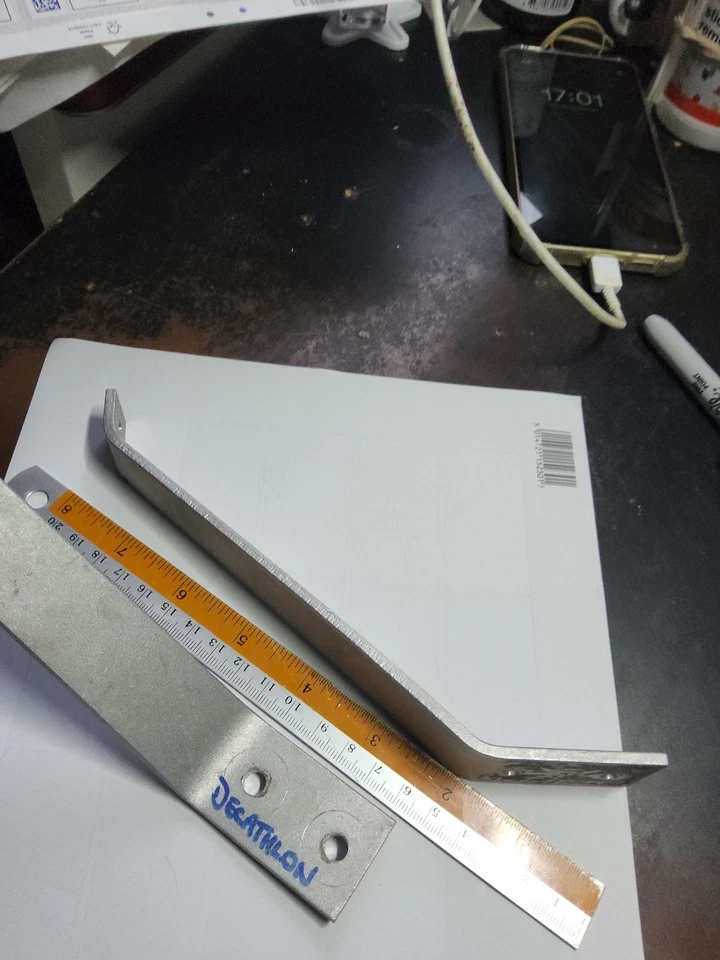 Decathlon aluminium RC Aircraft Paired Landing Gear Struts  - Large 12" Wide - Image 3 of 4