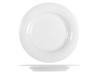 Saturnia Gourmet Teller Weiß Flach Aus Porzellan 29 Cm