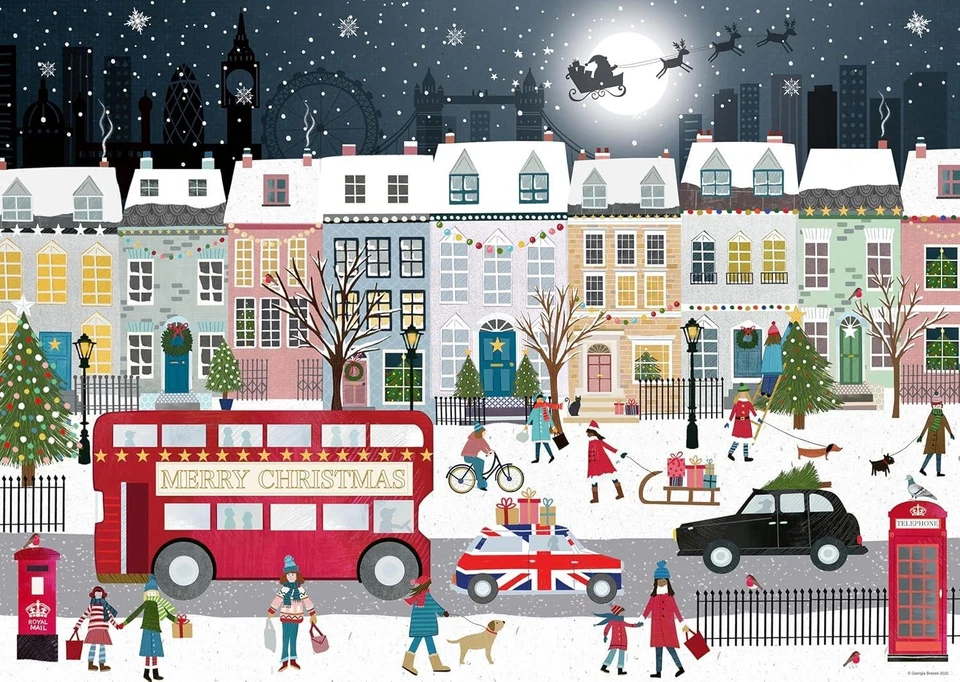 London Christmas Spirit 1000 Piece Puzzle - Image 2 of 3