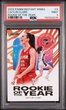 2024 Panini Instant WNBA #A Caitlin Clark : Rookie of the Year : PSA 9