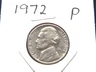 1972 (P) Jefferson Nickel