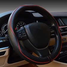 Anti-slip Car Steering Wheel Cover Heavy Duty Sports Style Blackred Anti-slip Car Steering Wheel Cover Heavy Duty Sports Style Blackred