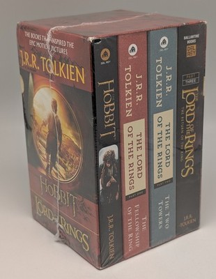 J. R. R. Tolkien 4-Book Boxed Set: The Hobbit and the Lord of the Rings SEALED