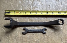 2 Vintage Ford Wrenches One 6 Sided Offset And One Double Open End Collectible