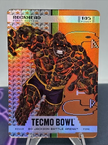 Bo Jackson Battle Arena Tecmo Bowl Endzone Fire Rockhead Chris Doleman EZ113