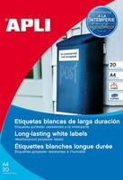 Agipa Wetterfeste Folien Etiketten 45,7 X 21,2 Mm Weiß 960 Etiketten