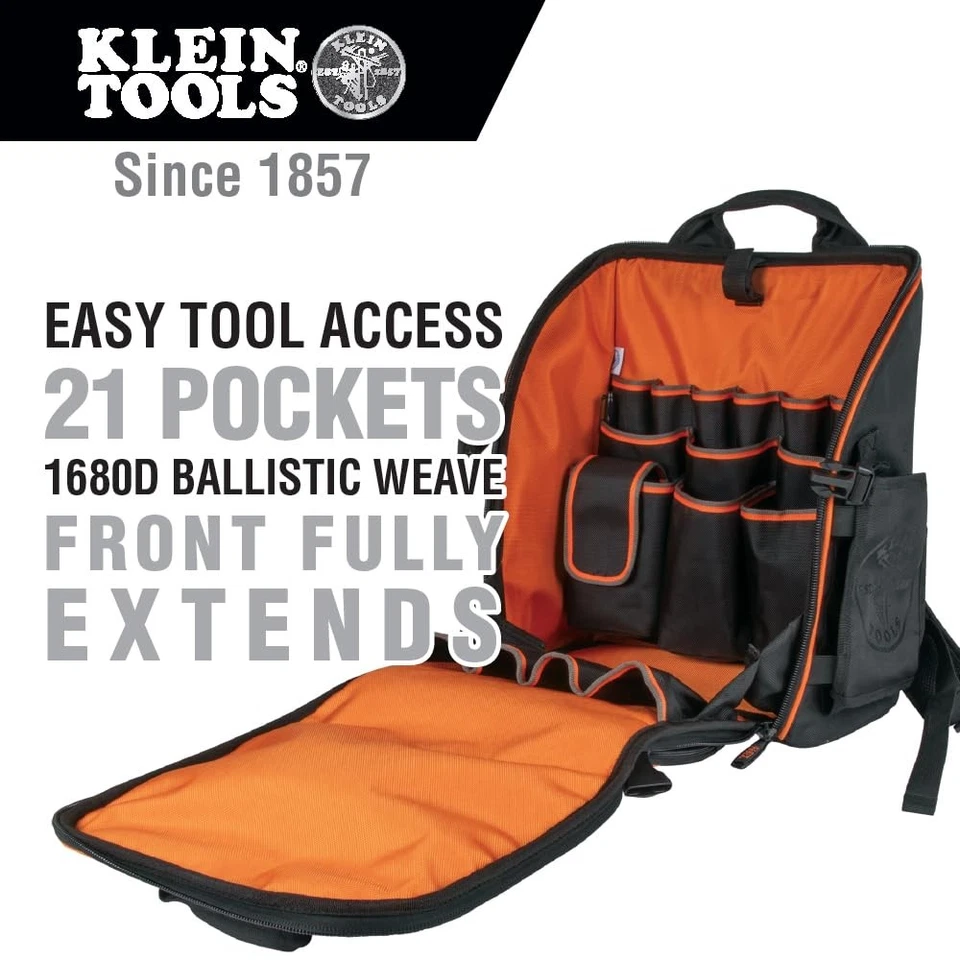 Klein Tools 3 Piece Tradesman Pro Backpack Kit with Tumbler and Keychain - Image 2 of 4