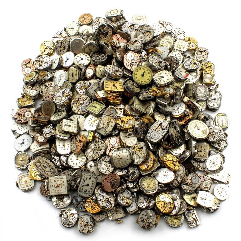 Wittnauer Hamilton 13-22mm Cocktail Watch Movement AS IS Lot of 373 #WB5767-5