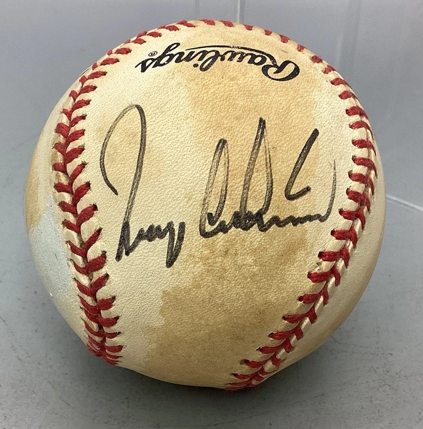 Béisbol autografiado de la Liga Nacional Roger Cedeno - Certificado por la JSA Foto 2 de 4