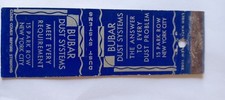 Bubar Dust Systems New York Matchcover Lot 991 No Tariff Fee