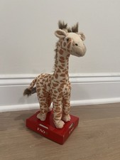 Geoffrey 10 FAO Giraffe Schwarz Plush 2010 With Box Base