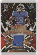 2020 Panini Spectra High Voltage Relics Hyper Prizm 15/75 Kenny Golladay #4 d1f