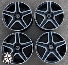 Mercedes Gle Ml Amg Factory Wheel Set 20 Rims Blackmachined 85551 85295 S
